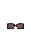 Carolina Herrera Square-frame Tinted Sunglasses In Black