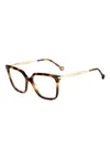 Carolina Herrera Square-frame Tortoiseshell Glasses In Brown