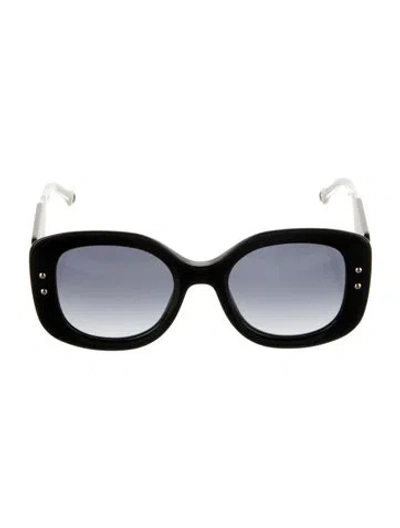 Pre-owned Carolina Herrera Square Gradient Sunglasses In Multi