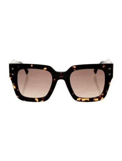 Pre-owned Carolina Herrera Square Gradient Sunglasses In Multicolor