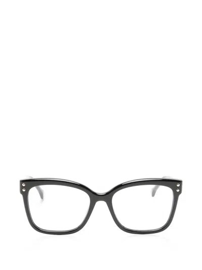 Carolina Herrera Square-frame Glasses In Gray