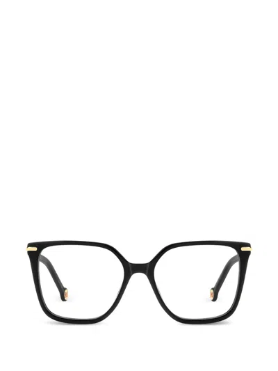 Carolina Herrera Square-frame Glasses In Black