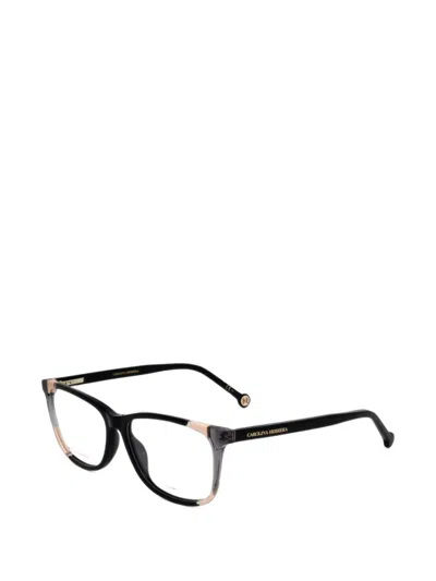 Carolina Herrera Square-frame Glasses In Black