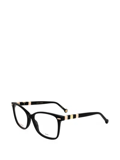 Carolina Herrera Square-frame Glasses In Black