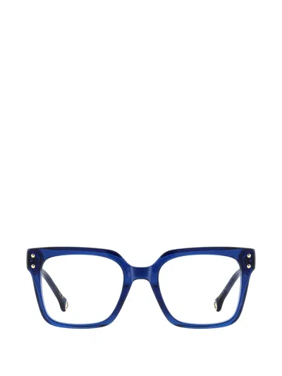 Carolina Herrera Square-frame Glasses In Blue
