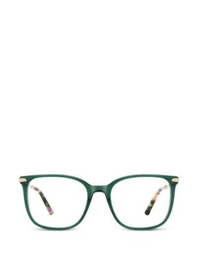 Carolina Herrera Square-frame Glasses In Green