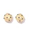 Carolina Herrera Starburst Dome Clip-on Earrings In Gold