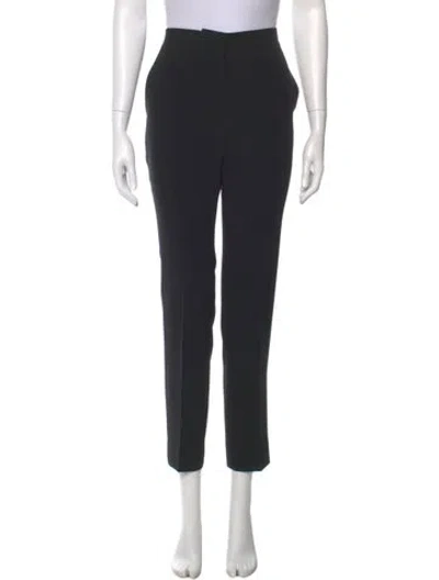 Pre-owned Carolina Herrera Straight Leg Pants In Blue