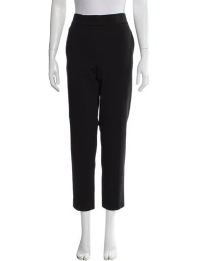 Pre-owned Carolina Herrera Straight Leg Pants In Gray