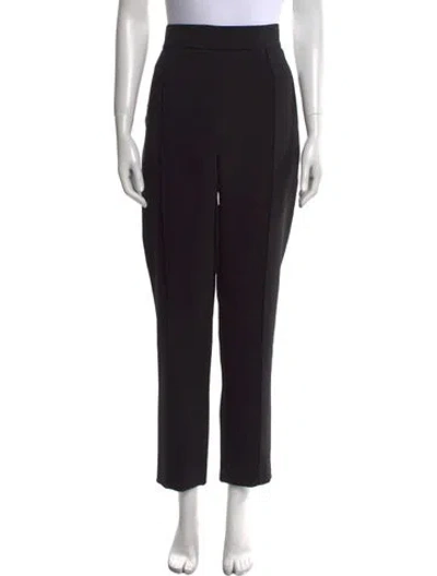 Pre-owned Carolina Herrera Straight Leg Pants W/ Tags In Black