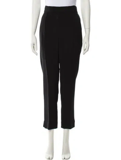 Pre-owned Carolina Herrera Straight Leg Pants W/ Tags In Black