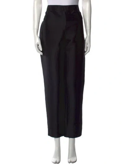 Pre-owned Carolina Herrera Straight Leg Pants W/ Tags In Black
