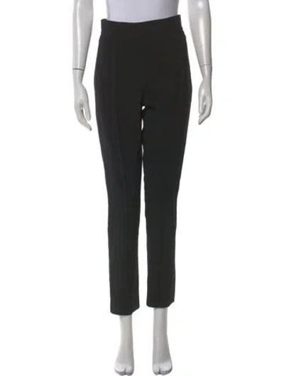 Pre-owned Carolina Herrera Straight Leg Pants W/ Tags In Black