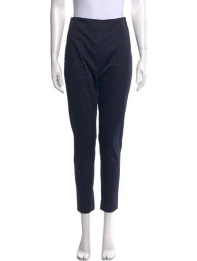 Pre-owned Carolina Herrera Straight Leg Pants W/ Tags In Blue