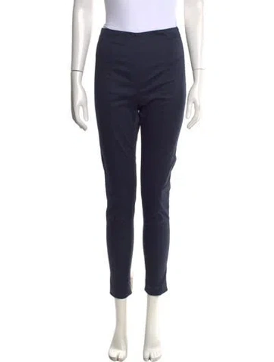 Pre-owned Carolina Herrera Straight Leg Pants W/ Tags In Blue
