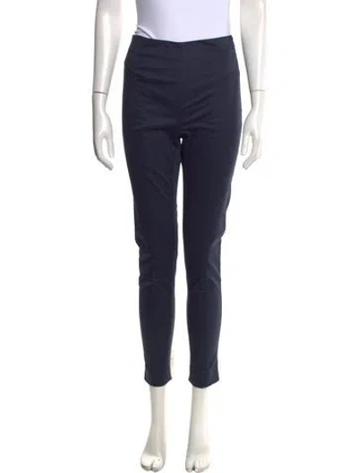 Pre-owned Carolina Herrera Straight Leg Pants W/ Tags In Blue
