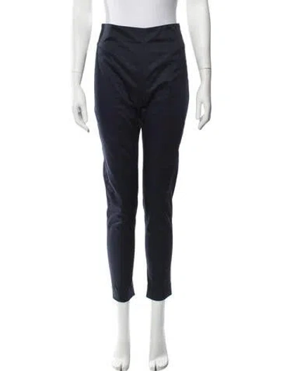 Pre-owned Carolina Herrera Straight Leg Pants W/ Tags In Blue