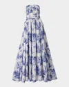 Carolina Herrera Strapless Gathered-bodice Gown