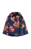 Carolina Herrera Strapless Silk Mini Dress In Navy