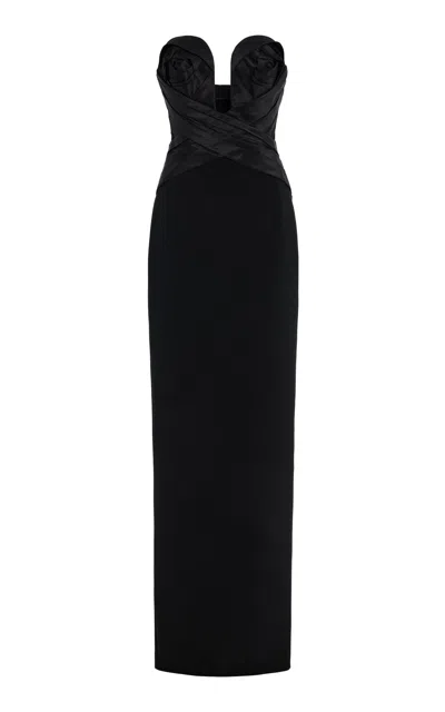 Carolina Herrera Strapless Stretch-crepe Gown
