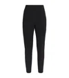 Carolina Herrera Stretch-virgin Wool Emilie Trousers In Black