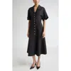 Carolina Herrera Stretch Virgin Wool Midi Dress