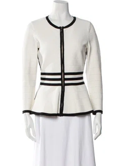 Pre-owned Carolina Herrera Striped Jacket