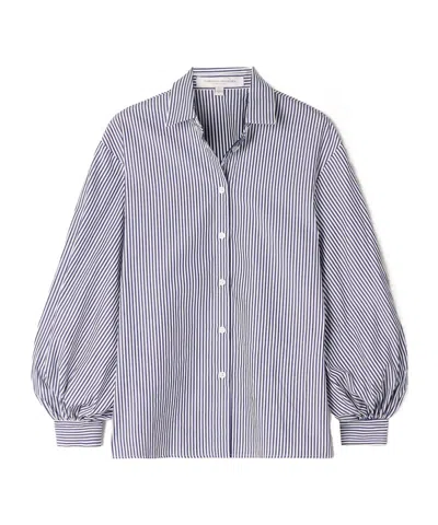 Carolina Herrera Striped Shirt In Blue