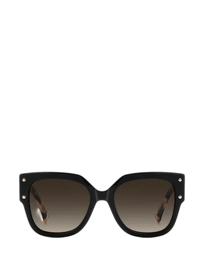 Carolina Herrera Studded Square-frame Sunglasses In Neutral