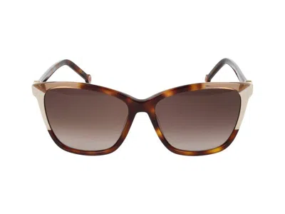 Carolina Herrera Sunglasses In Brown