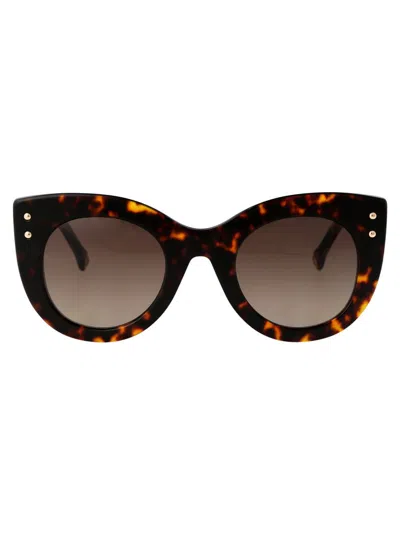 Carolina Herrera Sunglasses In Brown