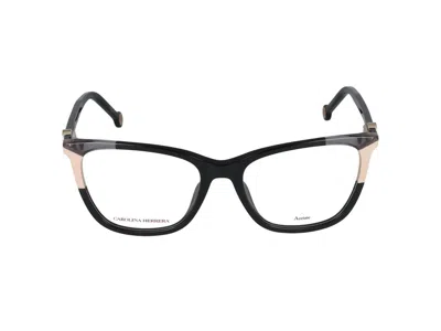 Carolina Herrera Eyeglasses In Black Nude