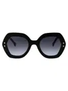 Carolina Herrera Oversized Geometric-frame Sunglasses