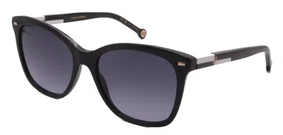 Carolina Herrera Sunglasses Her 0137/s-80s-54-17-145 Non-polarized In Black