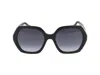 Carolina Herrera Oversized-frame Gradient Sunglasses In Black