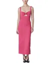 CAROLINA HERRERA SWEETHEART SILK-BLEND DRESS