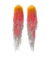 Carolina Herrera Tassel Dangle Earrings In Yellow