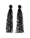 Carolina Herrera Tassel Earrings In Black