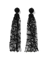 Carolina Herrera Tassel Earrings In Black