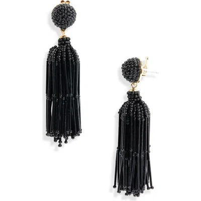Carolina Herrera Tassel Earrings In Black
