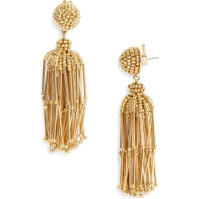 Carolina Herrera Tassel Earrings In Gold