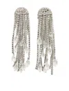 Carolina Herrera Teardrop Tassle Clip-on Earrings In Multi