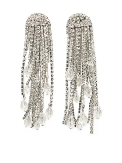 CAROLINA HERRERA TEARDROP TASSEL EARRINGS