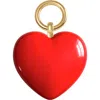 Carolina Herrera The Charm Accessory In Red Heart Charm
