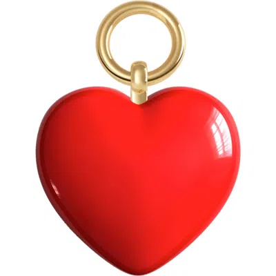 Carolina Herrera The Charm Accessory In Red Heart Charm