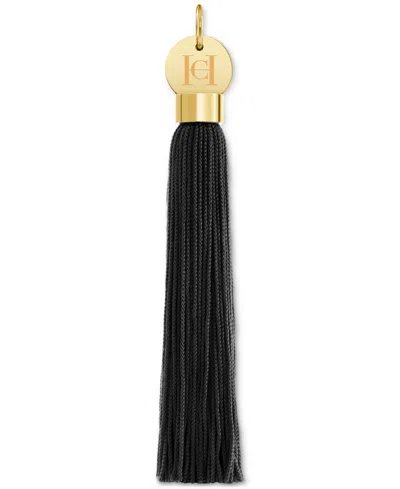 Carolina Herrera The Hookable Tassel Accessory In Black