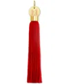 Carolina Herrera The Hookable Tassel Accessory In Red
