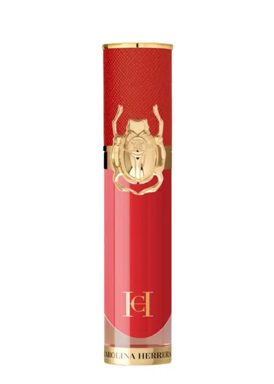 Carolina Herrera The Lip Liquid Vinyl In 280 Orange Flaming L