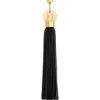 Carolina Herrera The Tassel Accessory Lipstick Charm In Black