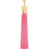 Carolina Herrera The Tassel Accessory Lipstick Charm In Pink